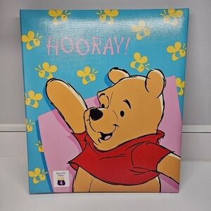 NEW VINTAGE Hallmark Disney Winnie Pooh Post Bound Refillable Photo Album AR6555